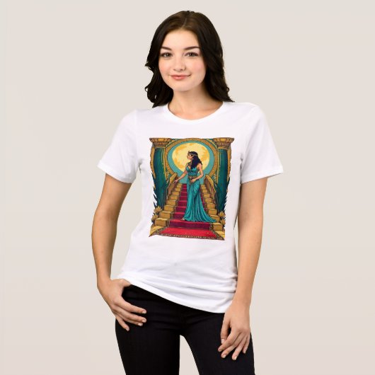 Cleopatra Tapijt Entree Vrouwen T-shirt (Voorkant volledig)