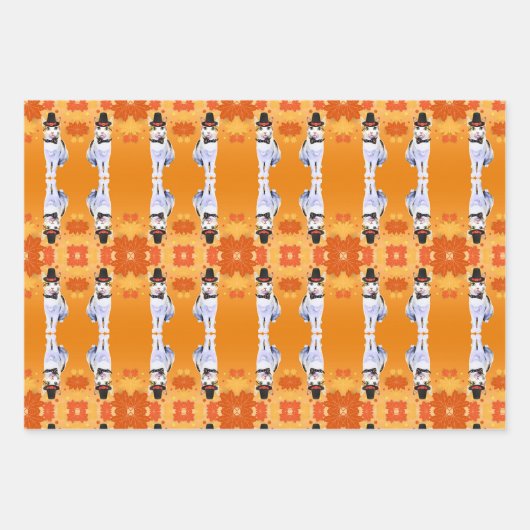 Cleopatra-Thanksgiving Inpakpapier Vel (Voorkant 3)