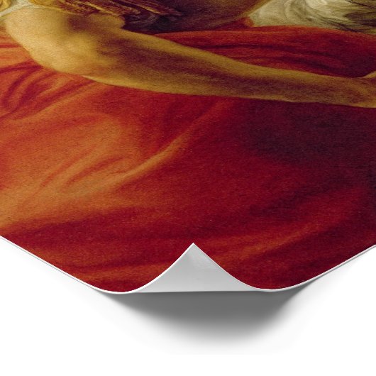 Cleopatra toont Octavius de buste van Julius Poster (Hoek)