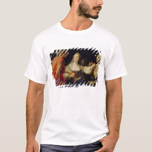 Cleopatra toont Octavius de buste van Julius T-shirt