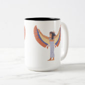 Cleopatra. Tweekleurige Koffiemok (Voorkant rechts)