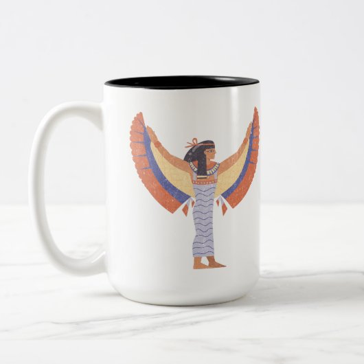 Cleopatra. Tweekleurige Koffiemok (Links)