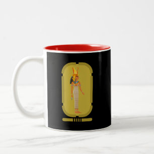 Cleopatra Two-Tone Coffee Mok