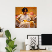 Cleopatra van John William Waterhouse Poster (Thuiskantoor)