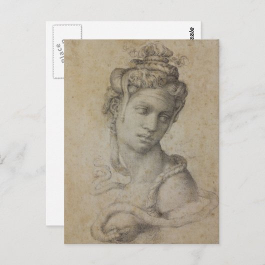 Cleopatra van Michelangelo Briefkaart (Voorkant / Achterkant)