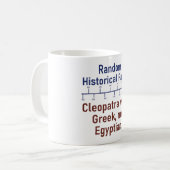 Cleopatra was Grieks - historisch feit Koffiemok (Voorkant links)