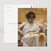 Cleopatra Waterhouse Gevecteerde Kunst Briefkaart (Voorkant / Achterkant)