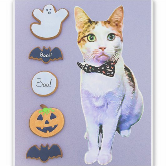 Cleopatra's Halloween Cookies Sticker (Voorkant)