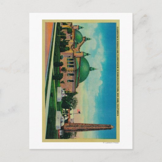 Cleopatra's Naald en Planetarium in Briefkaart (Voorkant)