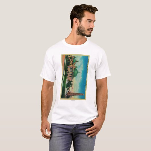 Cleopatra's Naald en Planetarium in T-shirt (Voorkant volledig)