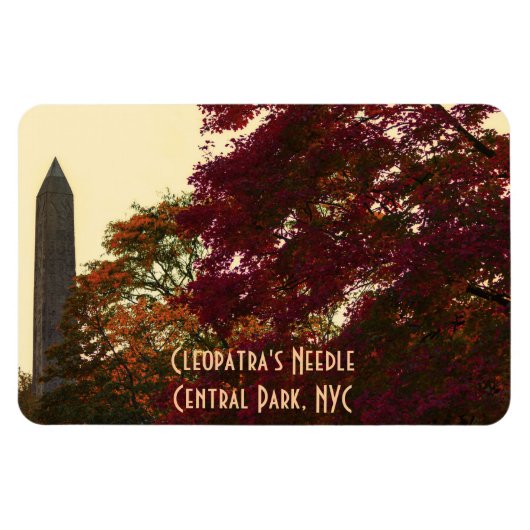 Cleopatra's Needle, Central Park, NYC Magneet (Horizontaal)