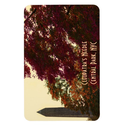 Cleopatra's Needle, Central Park, NYC Magneet (Verticaal)