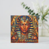 Cleopatra's Vloek Bedankkaart (Staand voorkant)