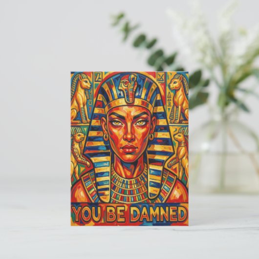 Cleopatra's Vloek Briefkaart (Staand voorkant)