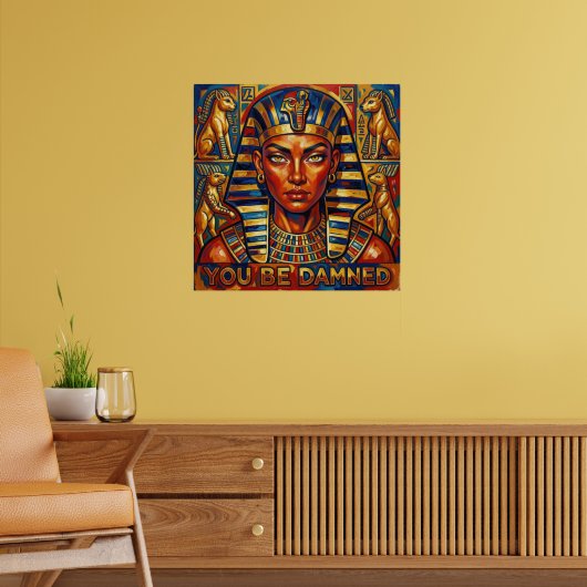 Cleopatra's Vloek Poster (Woonkamer 2)