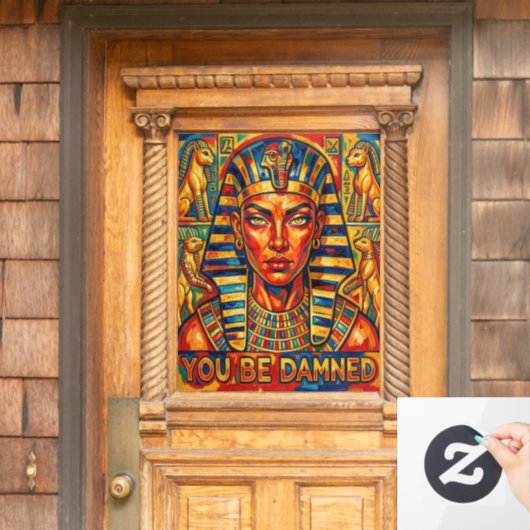 Cleopatra's Vloek Raamsticker (Huis Deur)