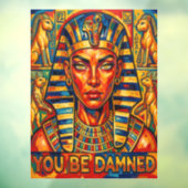 Cleopatra's Vloek Raamsticker (Vel 3)