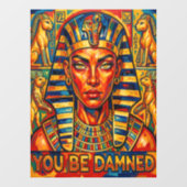 Cleopatra's Vloek Raamsticker (Vel)