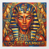 Cleopatra's Vloek Raamsticker (Vel)