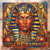 Cleopatra's Vloek Raamsticker (Vel 2)