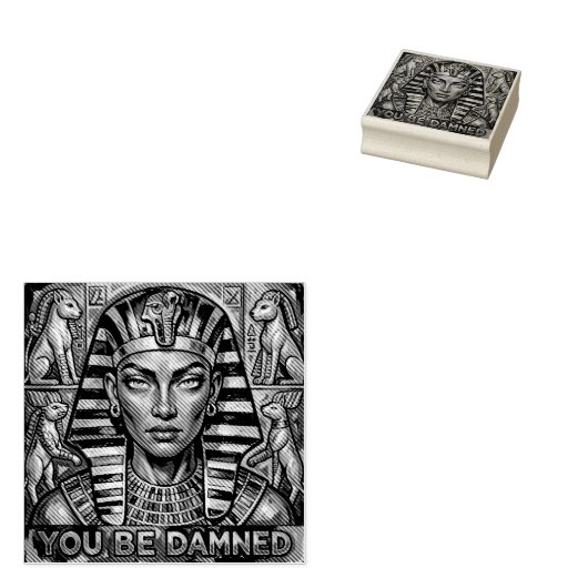 Cleopatra's Vloek Rubberstempel (Gestempeld)