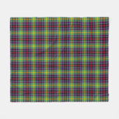 Clephane Schotlandse ruit Fleece Deken (Voorkant (Horizontaal))