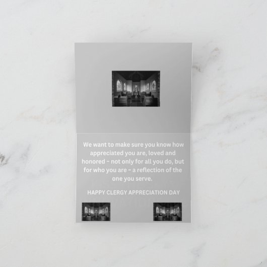 CLERGY APPRECIATION DAY KAART 2 (Binnen)