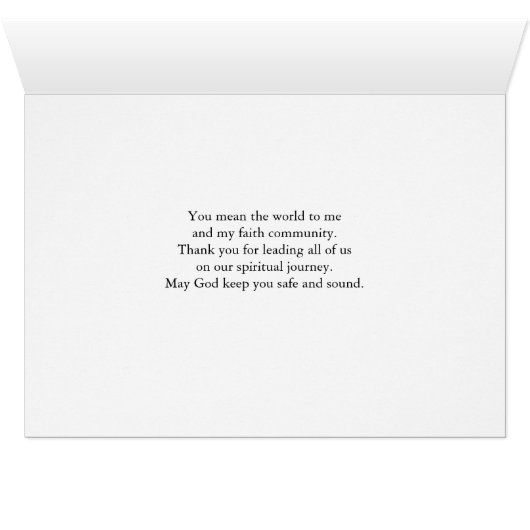 Clergy Appreciation Weekend Eucharist Communion  (Binenzijde Horizontaal (Onderkant))