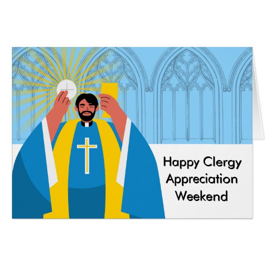 Clergy Appreciation Weekend Eucharist Communion  (Voorkant Horizontaal)