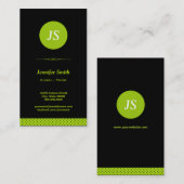 Clergy / Priest - Stijlvol Apple Green Visitekaartje (Voorkant / Achterkant)