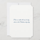 Clergy Scottish Tartan Christmas Feestdagenkaart (Achterkant)