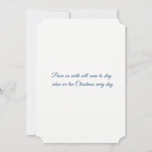 Clergy Scottish Tartan Christmas Feestdagenkaart (Achterkant)