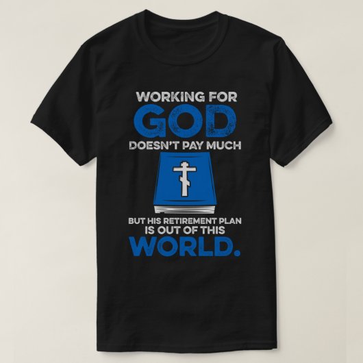 Clergy T-shirt Funny Biblical Design Christelijk M (Design voorkant)