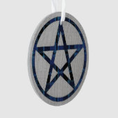 Clergy Tartan Pentacle Ornament (voorkant)