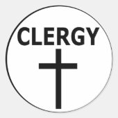 Clergy Window Sticker (Voorkant)