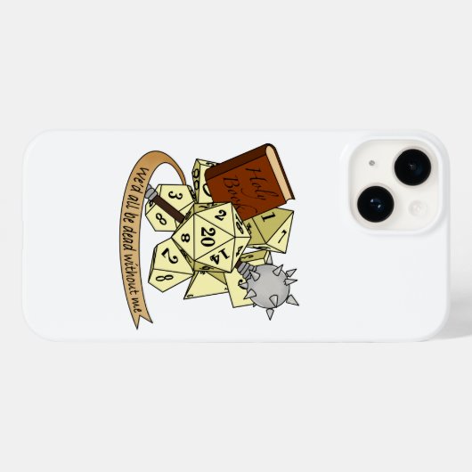 Cleric Dice Design Case-Mate iPhone Case (Achterkant (horizontaal))