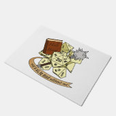 Cleric Dice Design Deurmat (Schuin)