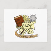Cleric Dice Design Feestdagenkaart (Voorkant)
