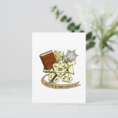 Cleric Dice Design Feestdagenkaart (Staand voorkant)