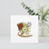 Cleric Dice Design Feestdagenkaart (Staand voorkant)