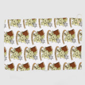 Cleric Dice Design Golfhanddoek (Horizontaal)