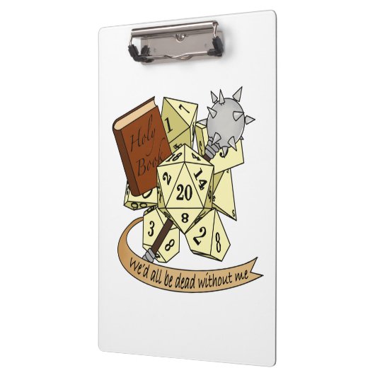 Cleric Dice Design Klembord (Links)