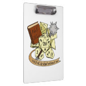 Cleric Dice Design Klembord (Rechts)