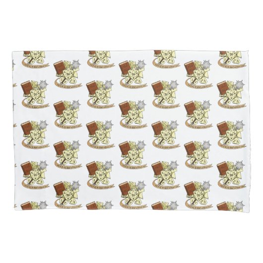 Cleric Dice Design Kussensloop (Voorkant)