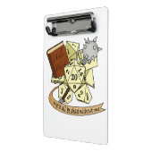 Cleric Dice Design Mini Klembord (Angled2)