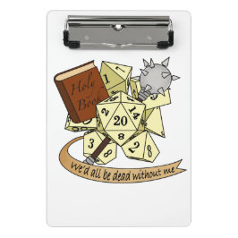 Cleric Dice Design Mini Klembord