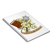 Cleric Dice Design Notitieboek (Rechterzijde)