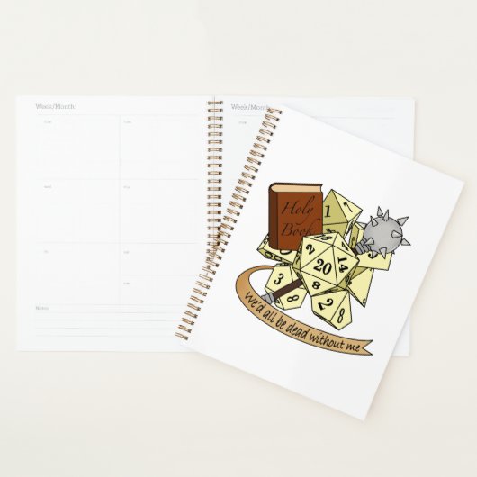 Cleric Dice Design Planner (Display)