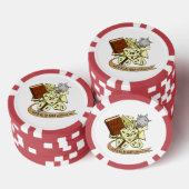 Cleric Dice Design Poker Chips (Opstapeling)