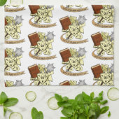 Cleric Dice Design Theedoek (Gevouwen)